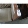 Image 2 : 2-Mahogany Silver Padded Leather Bench Seat - 2 X $