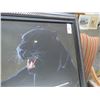 Image 2 : Kelby Love Framed Black Panther Print - 30" x 42"