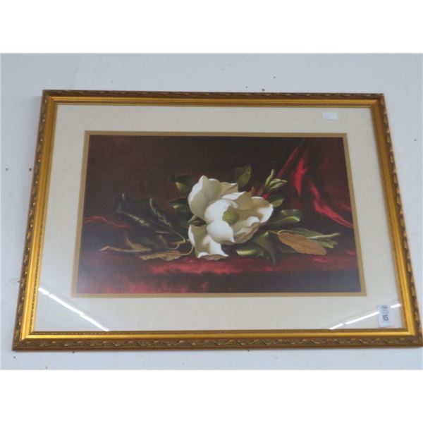 Framed Floral Still Life - 42" x 32"