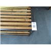 Image 2 : Metal Bamboo Slat 3 Shelf Rack