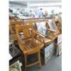 Image 1 : 11-Teak Swivel Stools - 11 X $