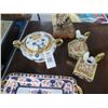 Image 2 : Oriental Dishes, Carved Peacock Statuary