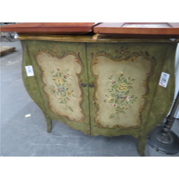Floral Painted Cabinet