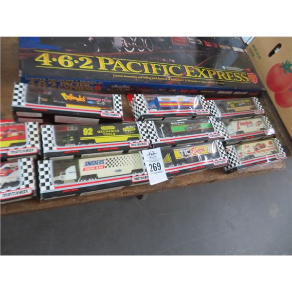 11-Matchbox Die Cast Transporter Truck - 11 X $