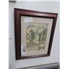 Image 1 : Framed "New Orleans" Oil On Canvas - 14" x 11"