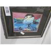 Image 1 : Framed "Dancing Lights" Print 19" x 17"