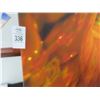 Image 2 : Orange Abstract Flower Photo On Canvas