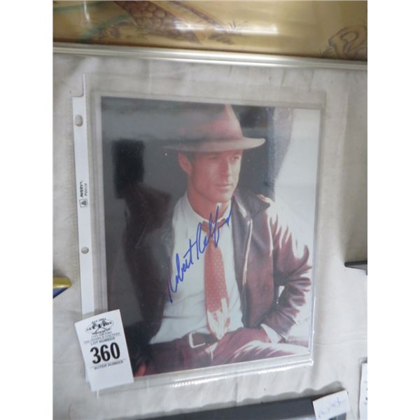 Framed Robert Redford Autographed Photo w/COA