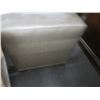 Image 2 : Gold Leather Ottoman