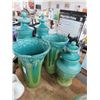 Image 2 : Lot of Asst. Blue Vases & Décor (7)