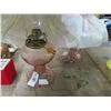 Image 2 : Pair of Pink Depression Glass Lamps