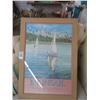 Image 1 : Framed Mainsail Vinoy Park Poster - 32" x 22"