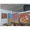 Image 1 : 4-Unframed Abstract Print - 3' x 3' - 4 X $
