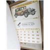 Image 3 : Lot of Vintage Car Calendars