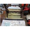 Image 2 : Carved Mahogany Stand & Asian Prints