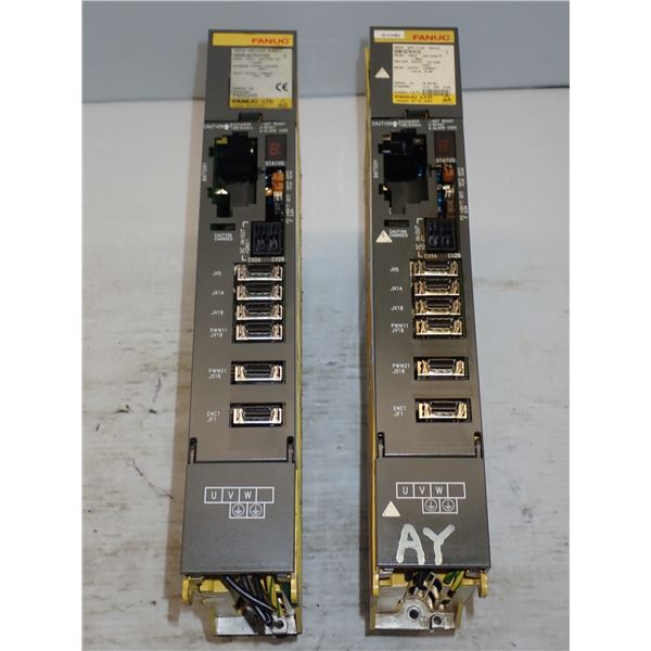 (2) Fanuc # A06B-6079-H103 Servo Amplifier Modules