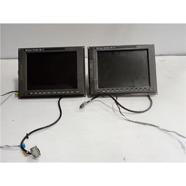 (2) Fanuc #A02B-0238-B612 Series 18i-TA Screens