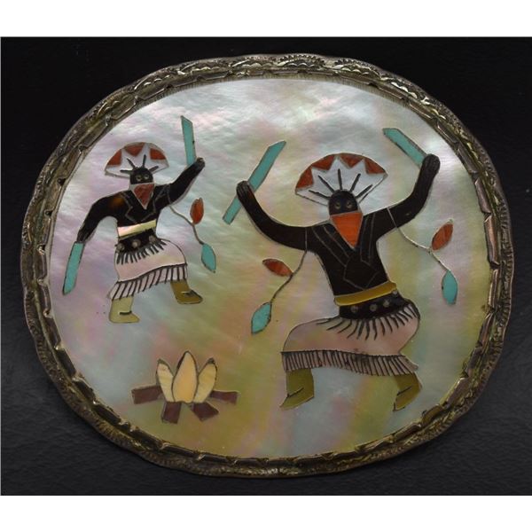 ZUNI INDIAN BUCKLE