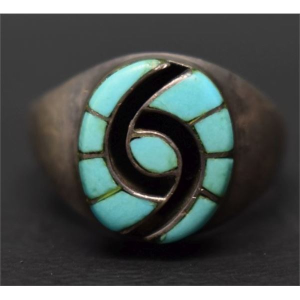 ZUNI INDIAN RING (  AMY QUANDELACY)