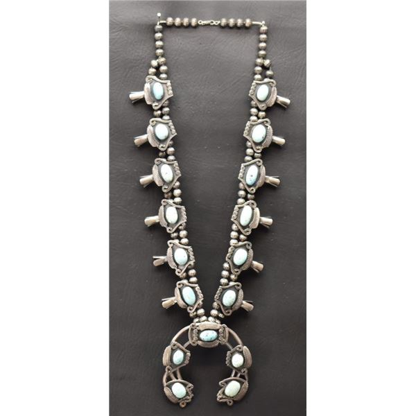 NAVAJO INDIAN SQUASH NECKLACE