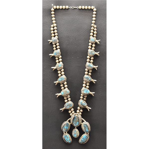 NAVAJO INDIAN SQUASH NECKLACE