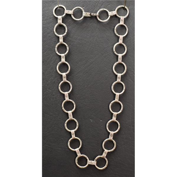 NAVAJO INDIAN SILVER NECKLACE