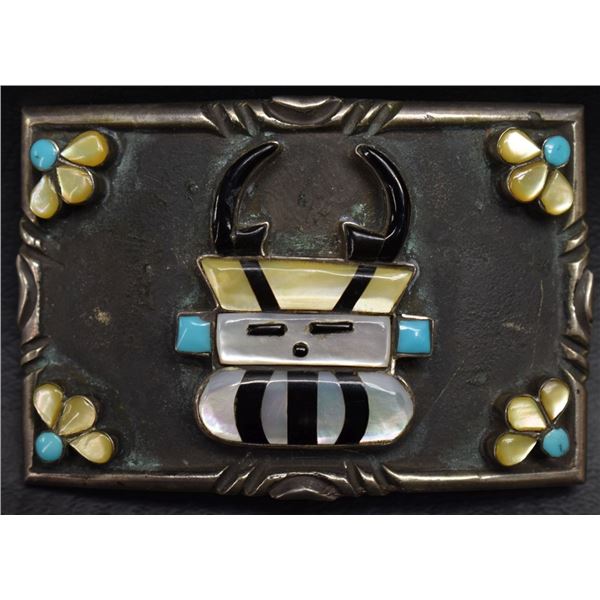 ZUNI INDIAN BUCKLE (JUAN CALABAZA)