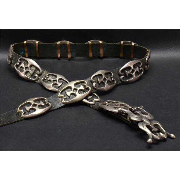 NAVAJO INDIAN CONCH BELT