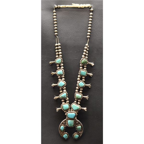 NAVAJO INDIAN SQUASH NECKLACE