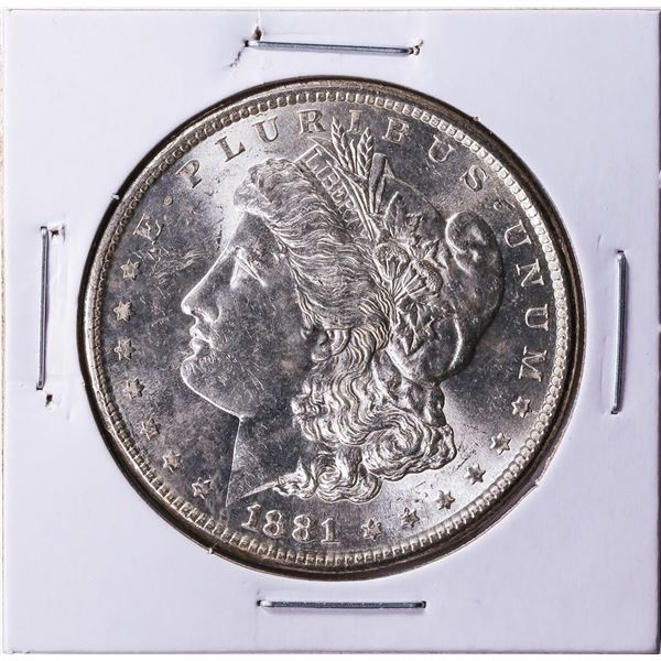 1881-S $1 Morgan Silver Dollar Coin CH BU+