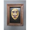 Image 1 : LAPD Sergeant Badge- #225- 6.25" X 4.75"