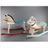 Image 1 : 2 Kids Rocking Horses- 19"H X 26"L