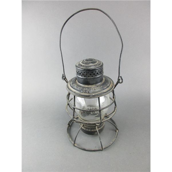 Rock Island RR Lantern- Adams And Westlake- 10"H X 7.5"W