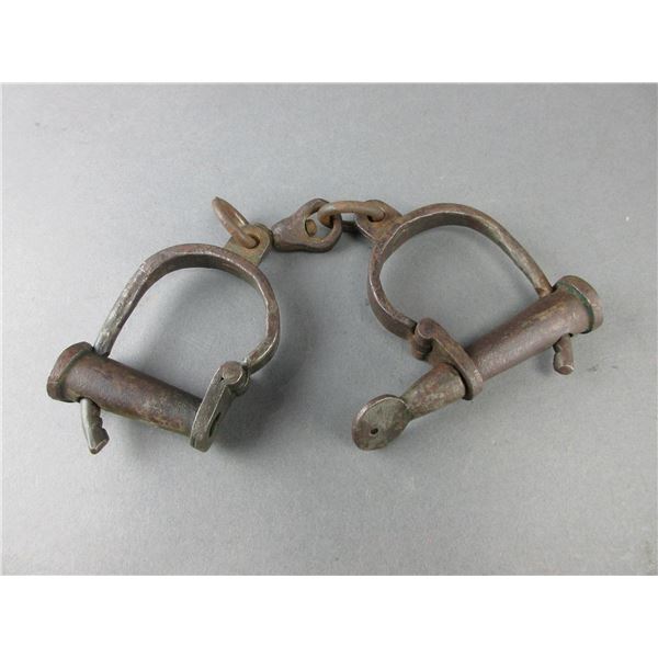 C 1890's #20 Handcuffs- Oklahoma Territory