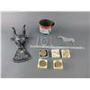 Image 1 : 101 Ranch Boot Jack- 101 Ranch Cup- Five 101 Ranch Tokens- 101 Ranch Sign