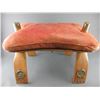 Image 3 : Leather Footstool With Middle East Designs