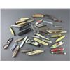 Image 1 : 34 Pocket Knives- Most Are Antique And/Or Advertising
