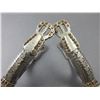 Image 2 : Unmarked Chilean Dancing Spurs- .6" Bands- 3.25" Shanks- 36 Points-  4.5" Rowels- Good Condition