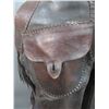 Image 2 : Marked SC Gallup Pueblo Step In Chaps- Fringed- Pockets- 42"L- Good Condition- Sells With Stand