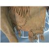 Image 2 : Fringed Leather Jacket- Size S?- Needs Repair