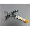 Image 2 : Gamblers Knife With Sheath- 6.5" Blade- 4" Handle