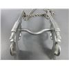Image 4 : Marked Ricardo Aluminum Curb Pistol Bit- Rein Chains