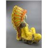 Image 2 : Chalkware Indian- 19"H X 14"W