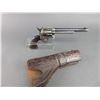 Image 1 : Colt SA Revolver- .45- 7.5" Barrel- Engraved US On Lower Frame- #91 Stamped On Grips- We Were Told T
