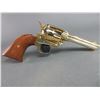 Image 2 : 2 Kansas Centennial Colt Frontier Scout Gold Plated Revolvers- 1861-1961- .22LR- 4.75" Barrels- Engr