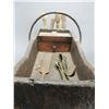 Image 4 : Primitive Farriers Box With Tools- 12"H X 20"W X 10"D