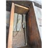 Image 6 : Primitive Farriers Box With Tools- 12"H X 20"W X 10"D