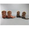 Image 4 : Pair Of Acme Custom Boots- Pair Of Olsen Stelzer Henrietta Texas Boots