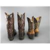 Image 2 : Laramie Handmade Boots- Fancy CH Hyer+Sons Square Toe Boots- Size 7
