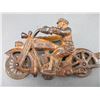 Image 2 : 2 Toy Trucks- 2 Cast Iron Motorcycles- Cast Iron Bronc Rider